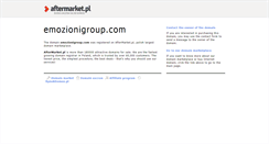 Desktop Screenshot of emozionigroup.com