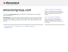 Tablet Screenshot of emozionigroup.com